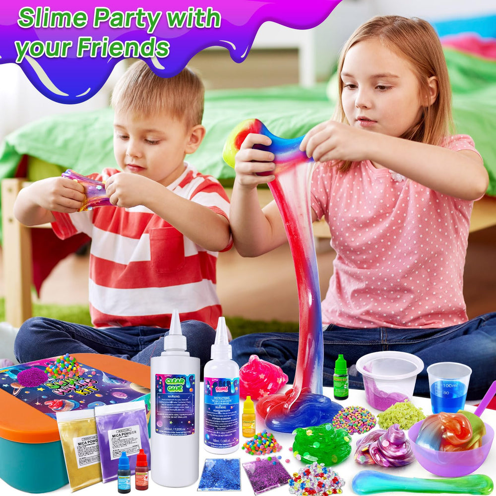 YOPINSAND Charms and slices included for playful slime designs