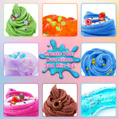 YOPINSAND Confetti slime mix-ins set adds colorful sparkle to slime creations.