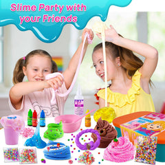 YOPINSAND Slime activator and glue set ready for hands-on crafting.