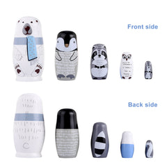 Yoption matryoshka owl dolls featuring detailed woodcraft and durable wooden construction