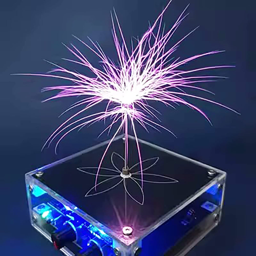 Yoqanr wireless Tesla coil plays square-wave music during demonstrations.
