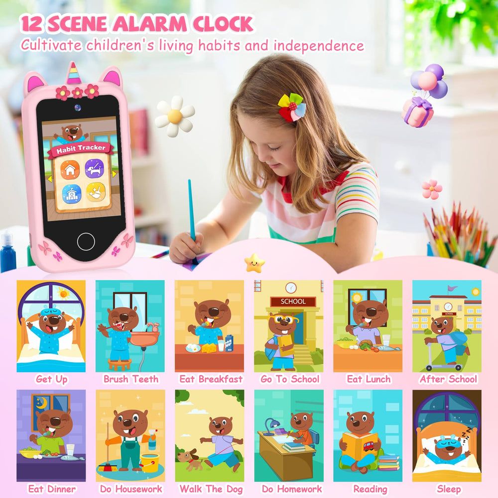 Yosfeng ABC learning mode supports early literacy through playful alphabet exploration.