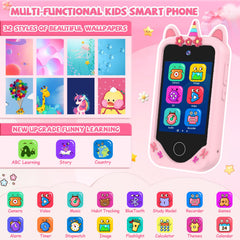 Yosfeng Kids Smart Phone touchscreen invites interactive play and exploration.