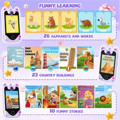 Yosfeng Kids Phone stories and MP3 enhance bedtime routines.