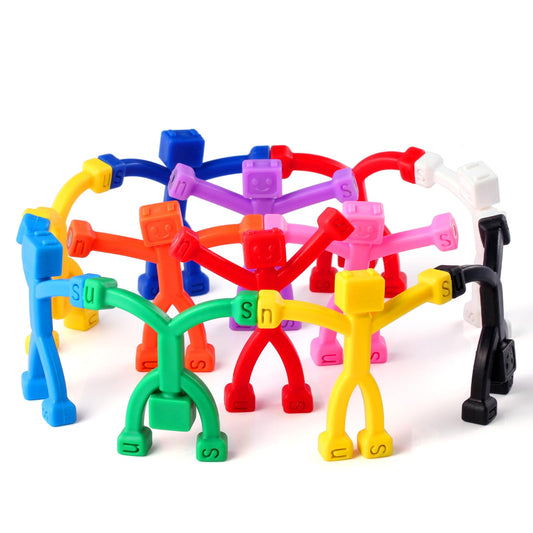YOTNUS magnetic robot figure red inspires creative play and building.