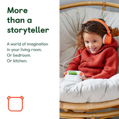 YOTO app showing parental controls for safe listening