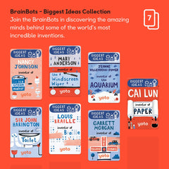 Yoto BrainBots paper inventor card supports early learning through storytelling.