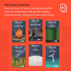 Yoto Dream Collection box showing six Lifescore cards