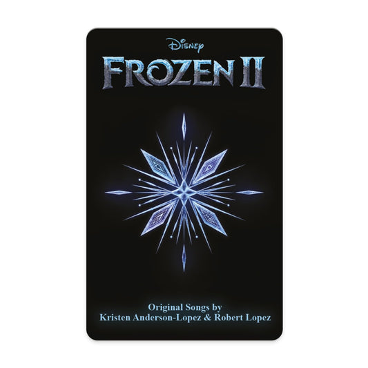 Yoto Frozen 2 card packaging highlights safe, screen-free playtime for families.