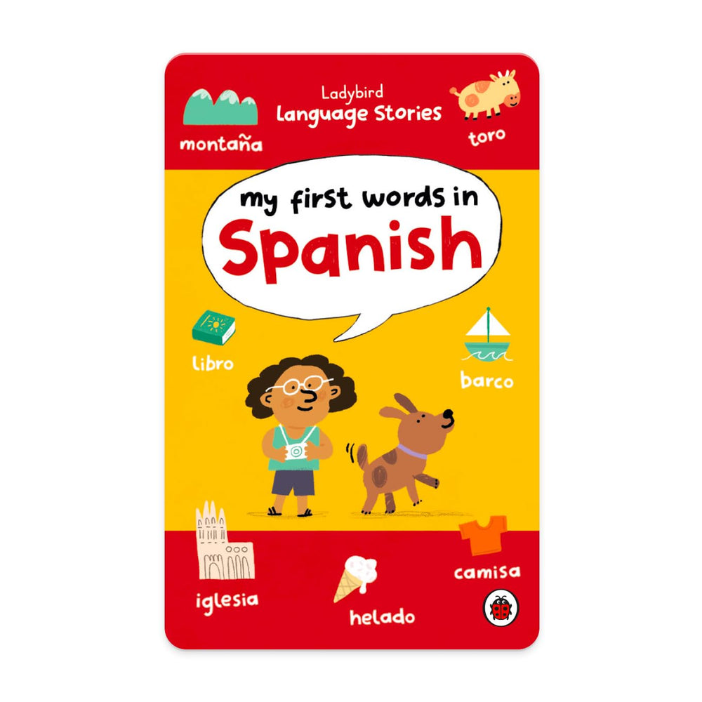 Yoto Ladybird Language Stories card ready to play on the Player for language exploration.