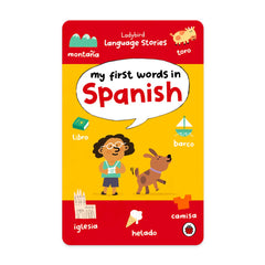 Yoto Ladybird Language Stories card ready to play on the Player for language exploration.