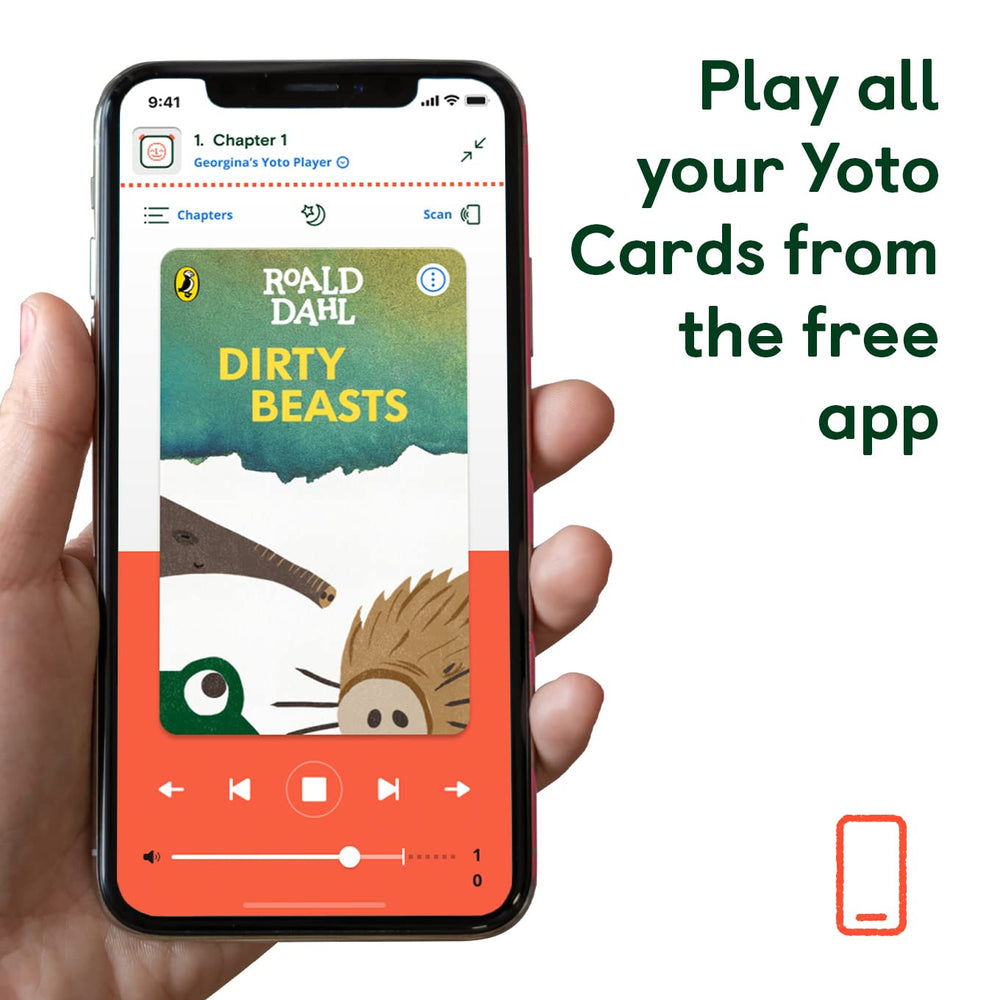 Extensive YOTO card library with 1000+ options for curious minds