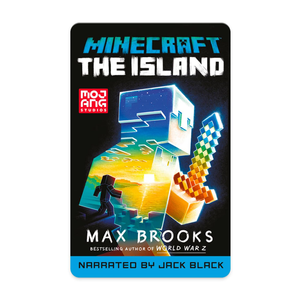 YOTO Minecraft Island audio card with Jack Black narration for screen-free storytelling.