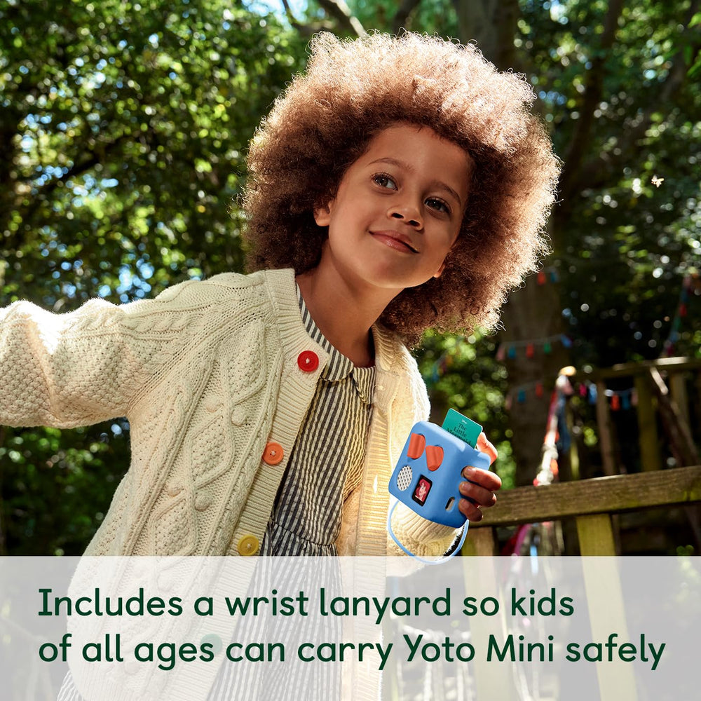 YOTO Mini Adventure Jacket keeps ports accessible while protecting the device.