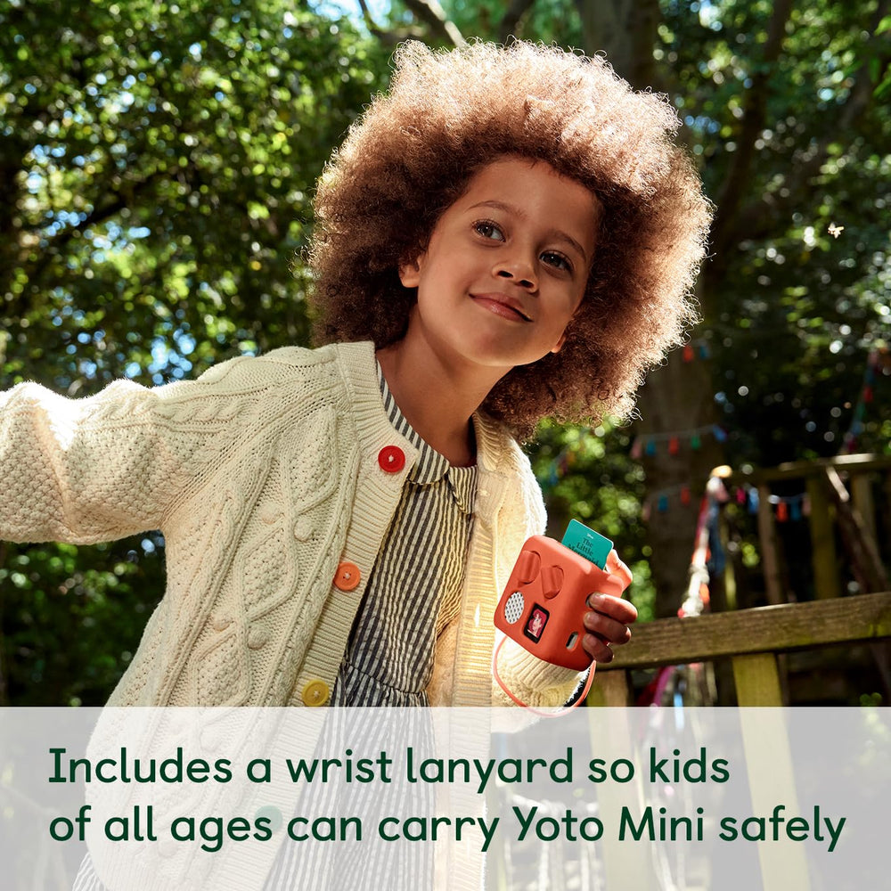 Yoto Mini Adventure Jacket protective sleeve guards the Yoto Mini from bumps
