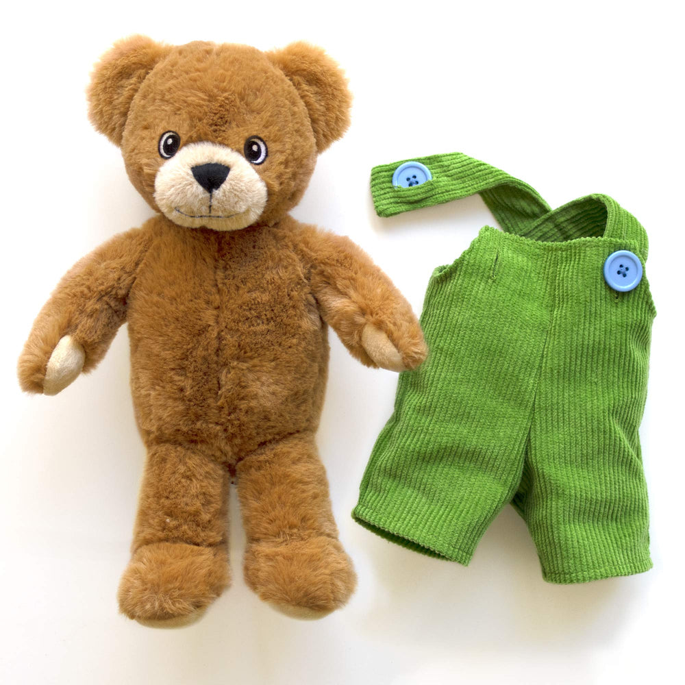 YOTTOY Corduroy Bear caramel fur invites soft, comforting cuddles.