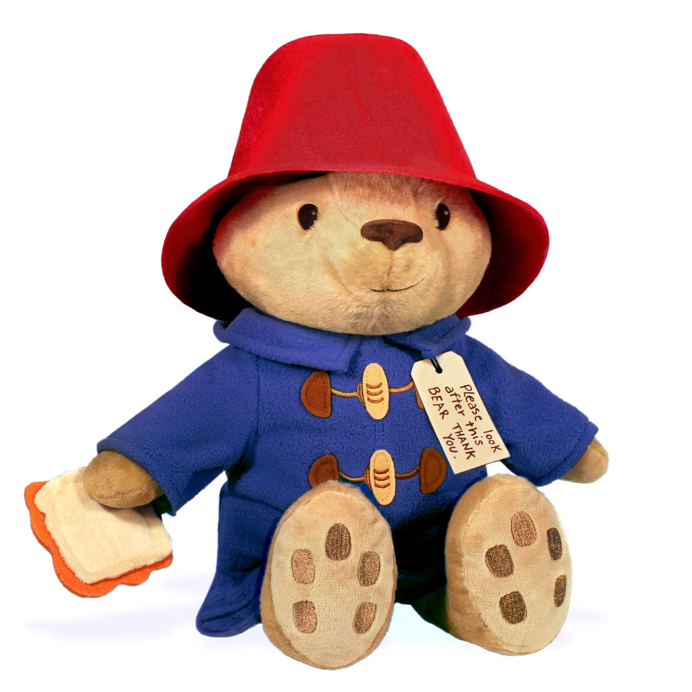 YOTTOY Paddington Bear classic seated plush for cozy hugs and imaginative play.