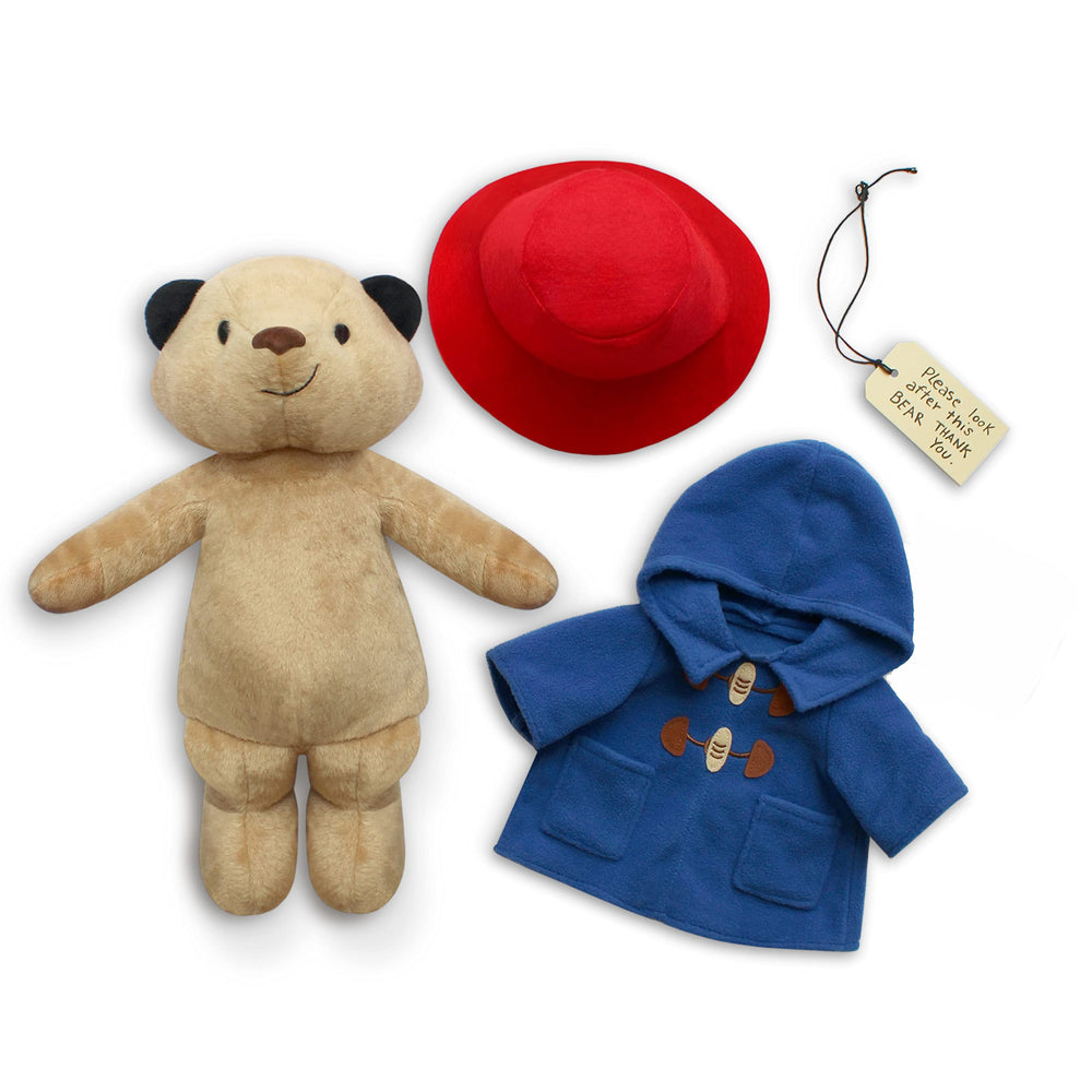YOTTOY Paddington Bear removable hat adds dress up play and imagination