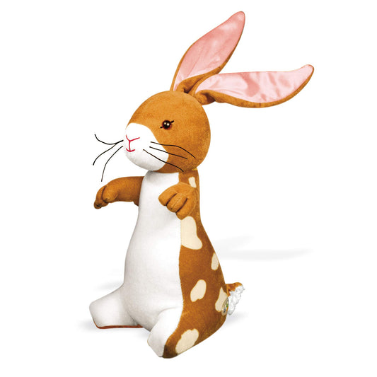 YOTTOY Velveteen Rabbit plush, 10-inch size, a timeless cuddle buddy for bedtime and play.