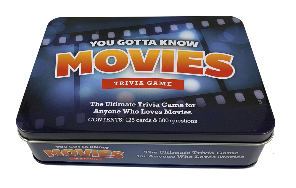 You Gotta Know Movies metal tin packaging ideal for gifting and storage