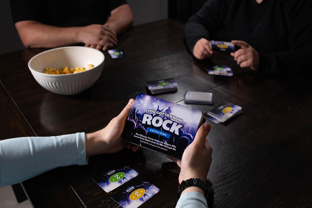 You Gotta Know Rock gift-ready packaging enhances a music lover surprise