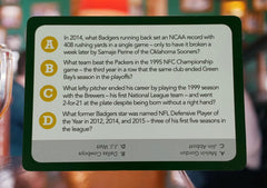 You Gotta Know Wisconsin baseball trivia cards for summer gatherings