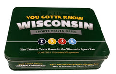 You Gotta Know Wisconsin metal tin packaging keeps cards organized and gift-ready