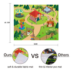 YouCute zebra figure supports pretend zoo experiences and color recognition
