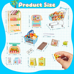 YOUHORYA resin mini food items with detailed paintwork