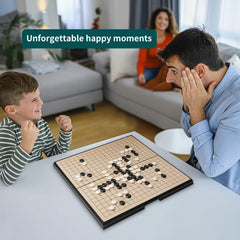 YOUKEKOEE Go Set magnetic board minimizes disturbances on uneven surfaces