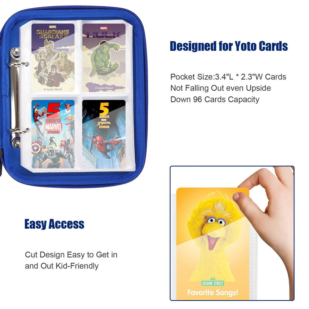 YouKnow Travel-ready set keeps Yoto cards organized on the go.