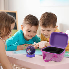 YouKnow Bitzee travel case in purple keeps gear organized at home.