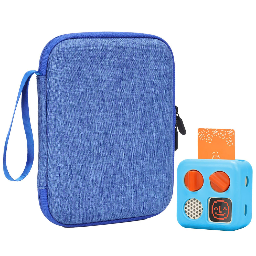 YouKnow Card Binder Blue holds up to 96 Yoto cards for organized travel.