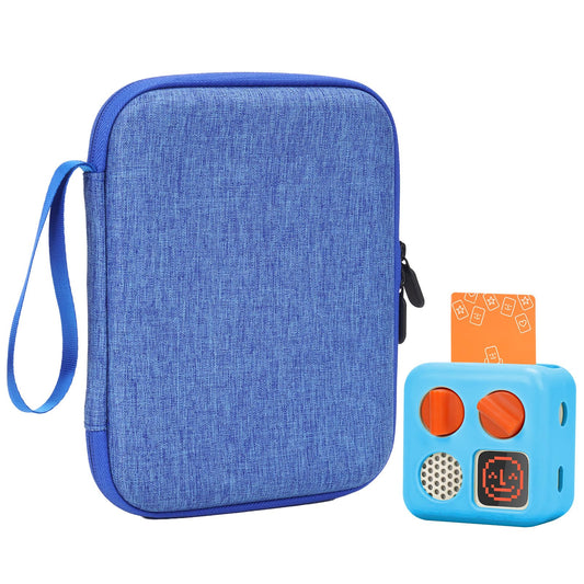 YouKnow Card Binder Blue holds up to 96 Yoto cards for organized travel.