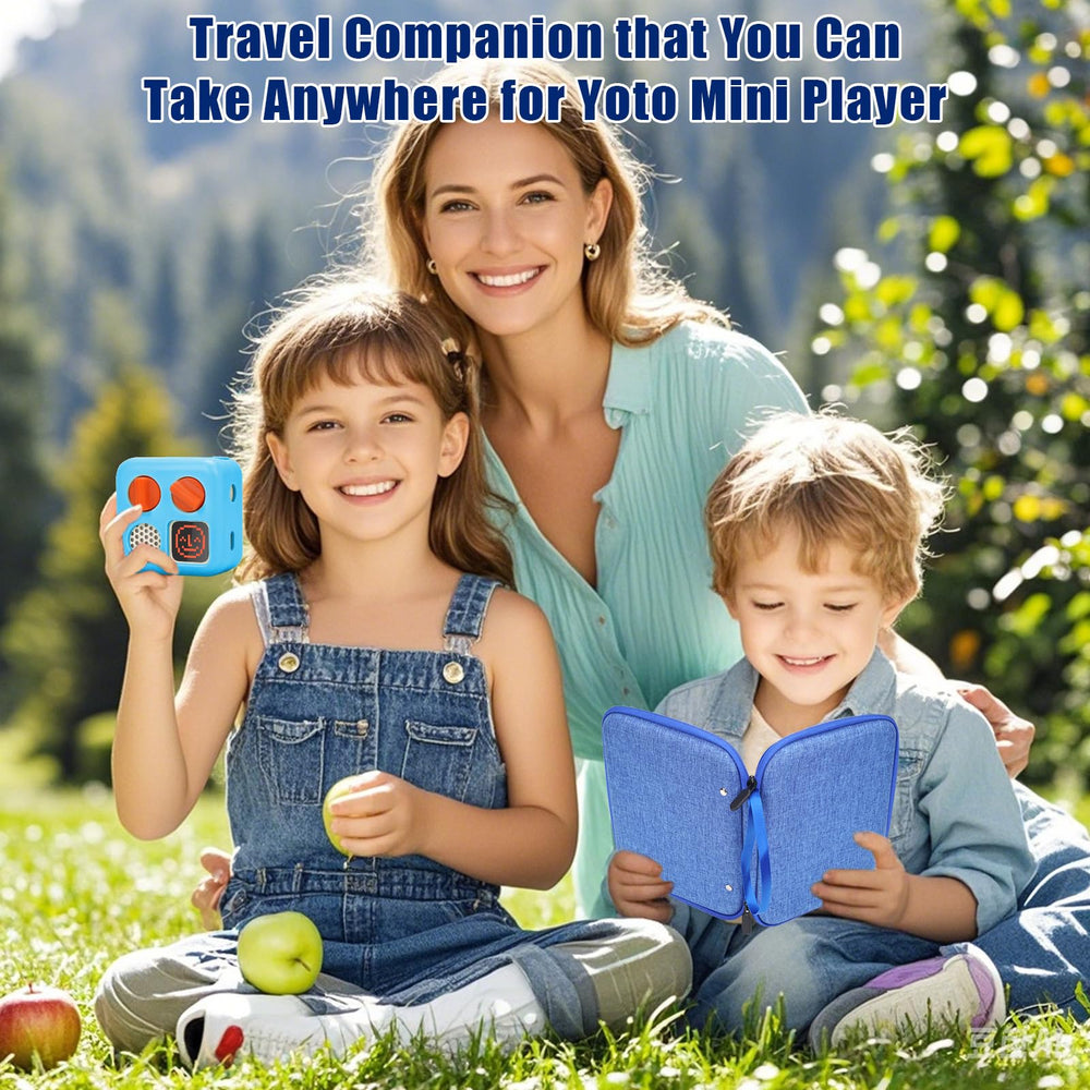 YouKnow Complete kit includes silicone case and card holder for Yoto cards.