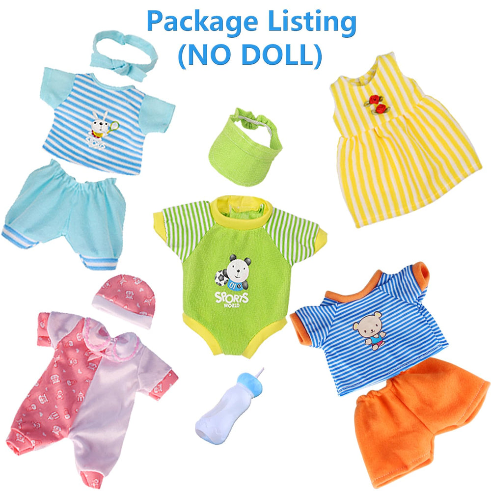 Velcro-back closure outfits by Young Buds for easy dressing during play