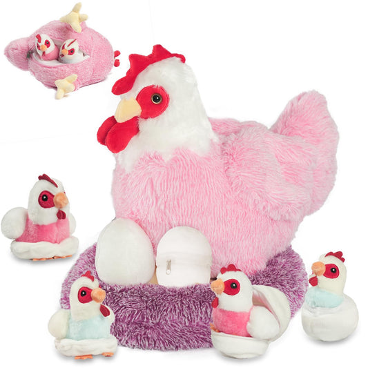 Youthfuljive 9in1 chicken dolls kit for imaginative play and learning.