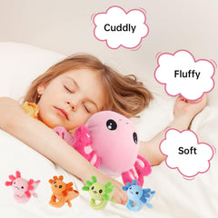 Youthfuljive axolotl baby purple makes bedtime routine more delightful and comforting