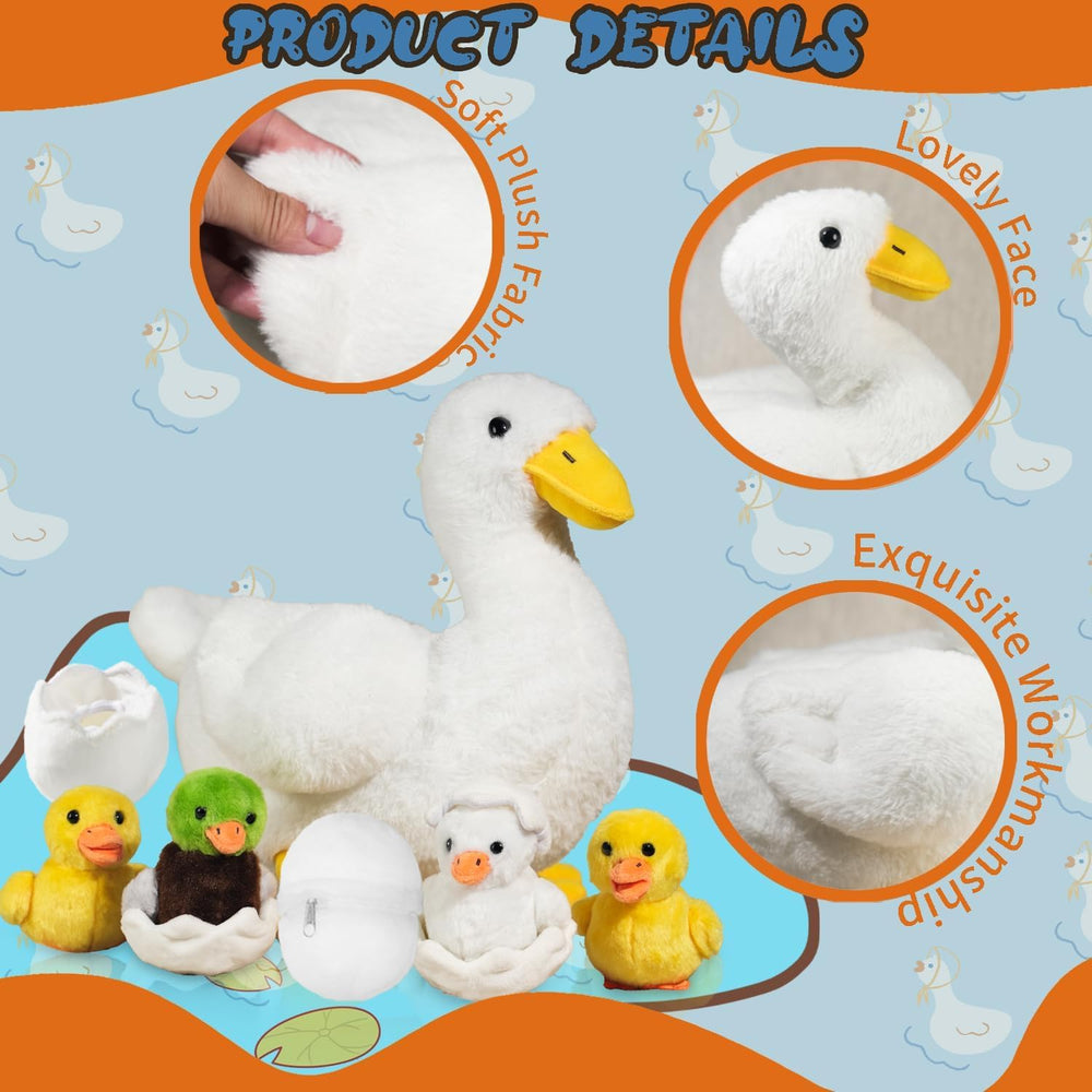 Youthfuljive zipper-pocket storage plush, ideal for compact display.
