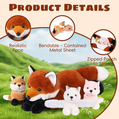Youthfuljive fox plush room decor enhances any kids space.