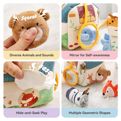 Non-toxic, BPA-free materials ensure gentle exploration for teething babies.