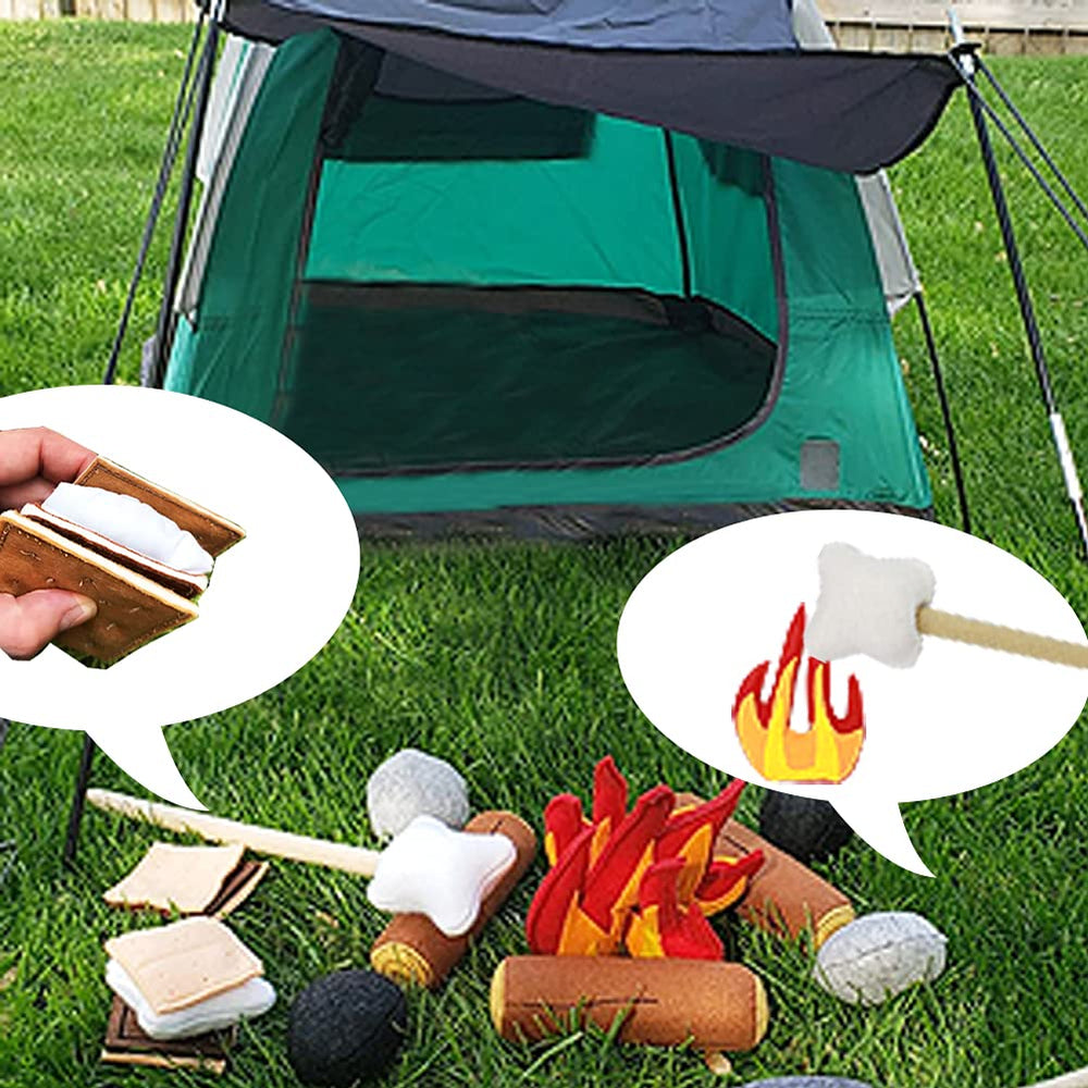 Yowlieu dual campfire playset boosts immersive camping scenarios.