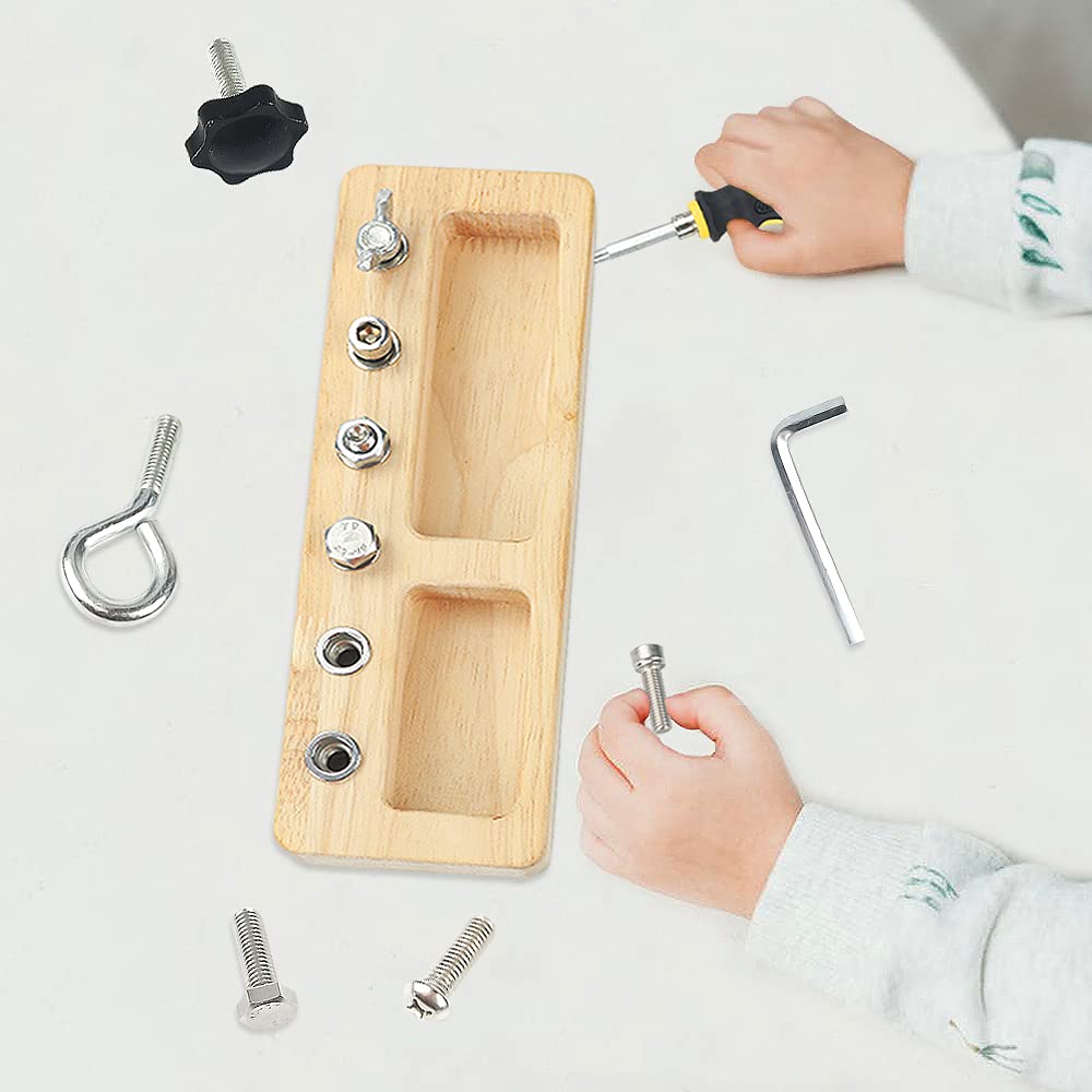 Yowlieu safe eco-friendly wooden toy for curious hands.