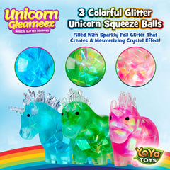 YoYa Glitter Unicorn DNA Ball on desk ideal for focused work