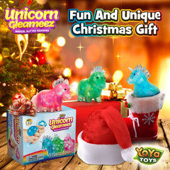 YoYa Glitter Unicorn DNA Ball packaging emphasizes convenience