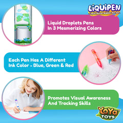 Liquipen closeup barrel shows premium, smooth grip for comfortable writing.