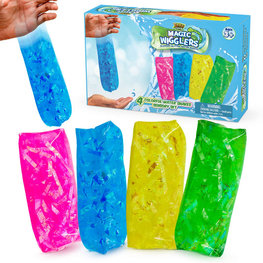 YoYa Toys Magic Wigglers Water Snake Fidget Toy front view promotes focus during tasks