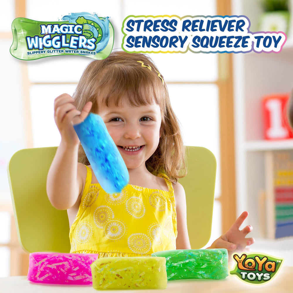 YoYa Toys Water Snake in hand illustrates durable, squeeze-friendly construction