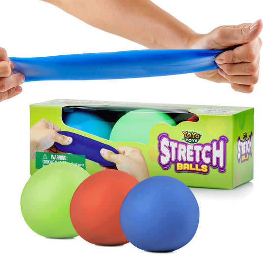 YoYa Toys pull-stretch-ball-set-collection offers versatile tactile relief for stress on the go.
