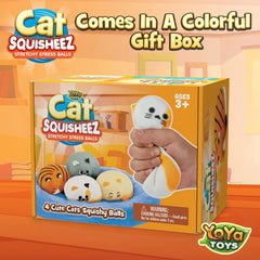 YoYa Toys Squisheez Cat kawaii-design captures cute look and tactile joy.